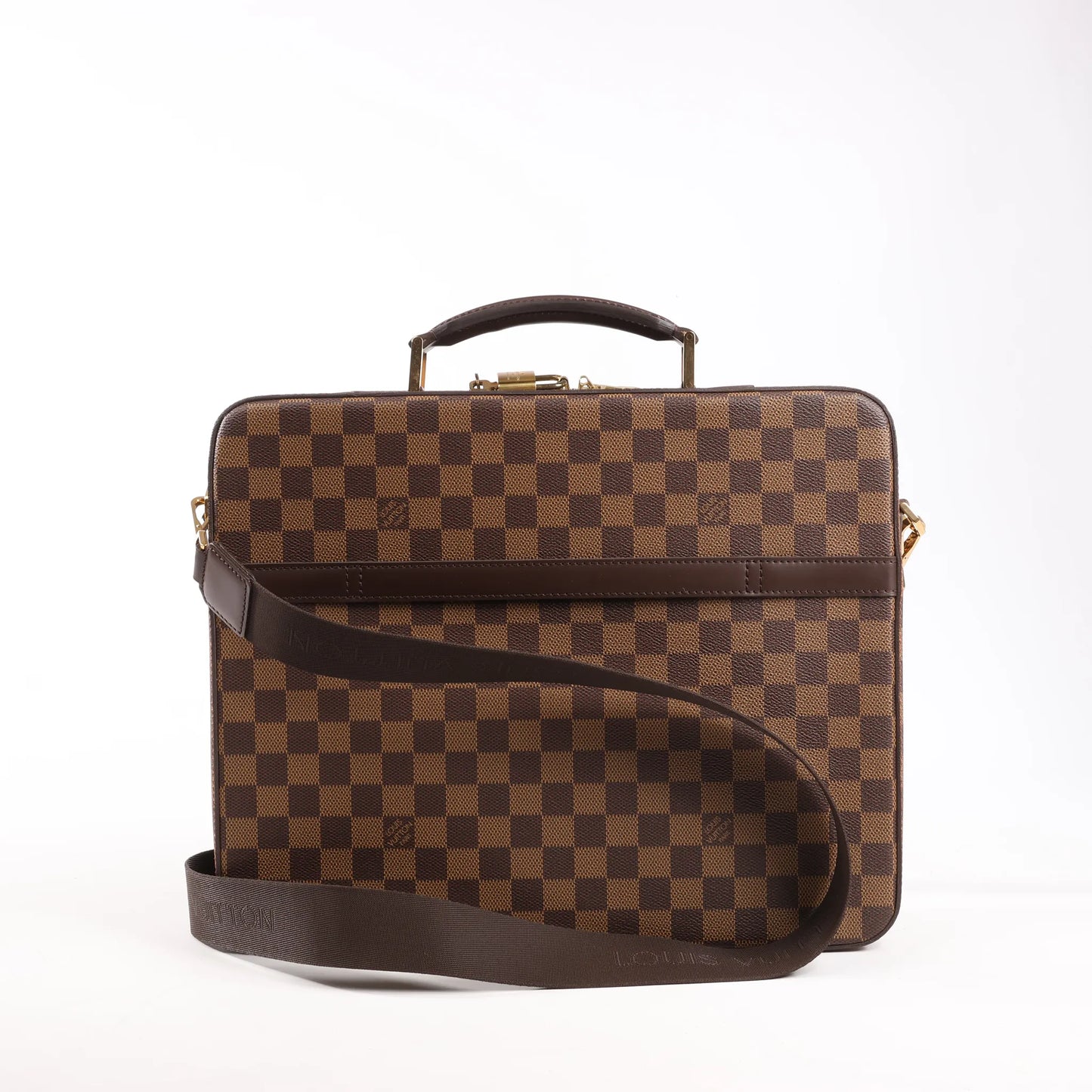 Louis Vuitton Damier Ebene Porto Ordino Tours Sabana 2Way Shoulder Bag N53355