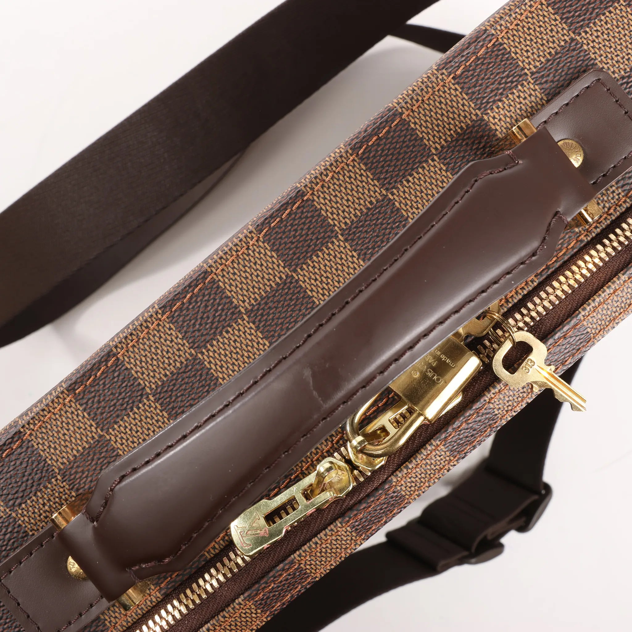 Louis Vuitton Damier Ebene Porto Ordino Tours Sabana 2Way Shoulder Bag N53355