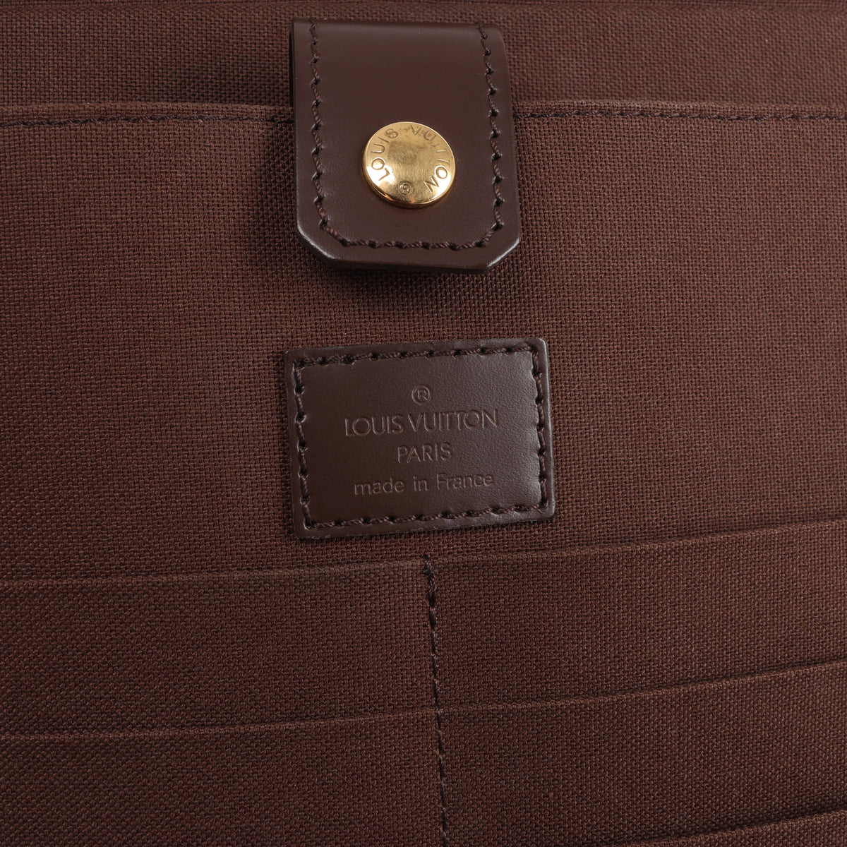 Louis Vuitton Damier Ebene Porto Ordino Tours Sabana 2Way Bolso De Hombro N53355