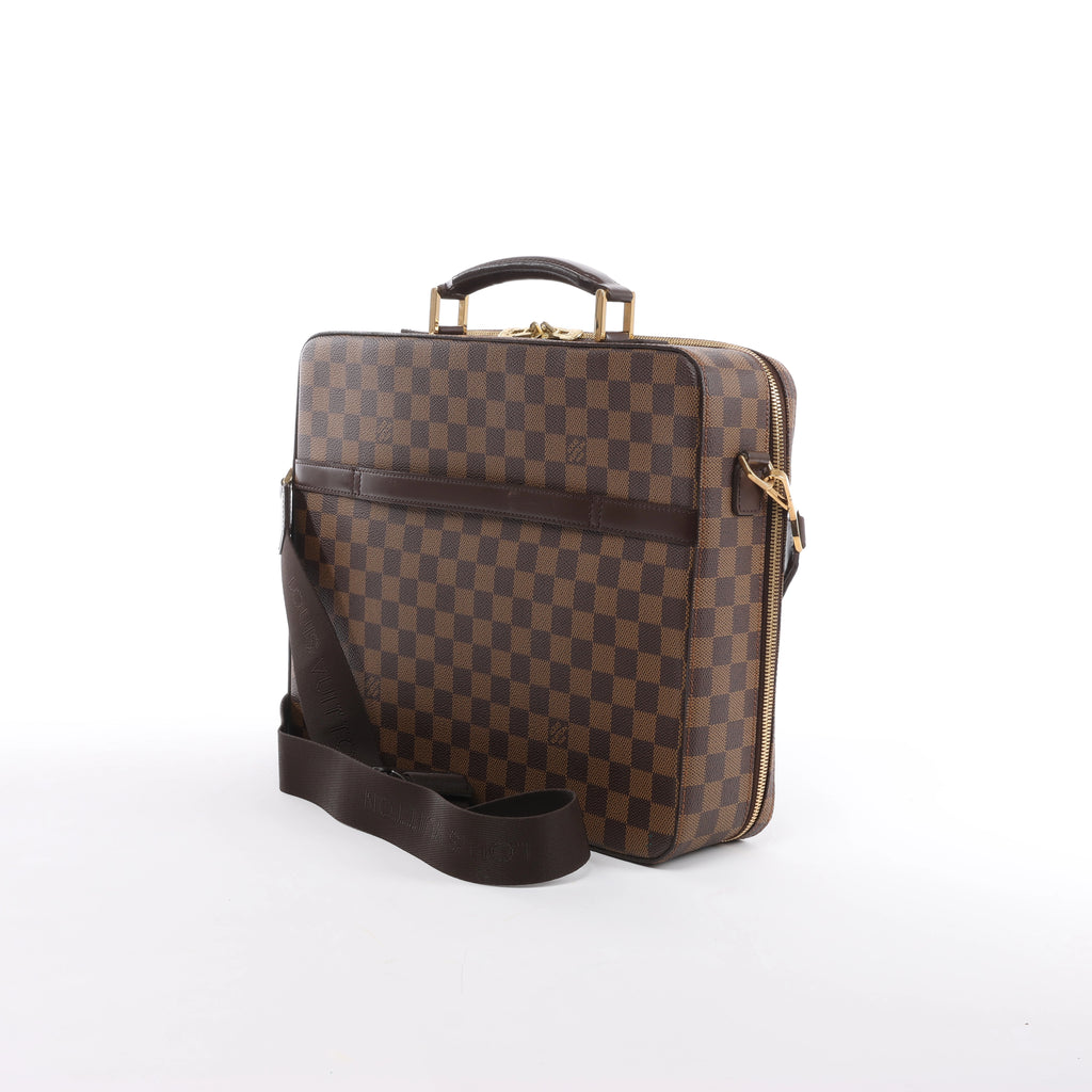 Louis Vuitton Damier Ebene Porto Ordino Tours Sabana 2Way Bolso De Hombro N53355