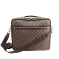 Louis Vuitton Porto Ordino Tours Sabana 2Way shoulder bag in brown Damier Ebene (N58020)—a sleek, travel-ready messenger with roomy zip compartment, front zip pocket, and logo web strap for hands-free daily carry.