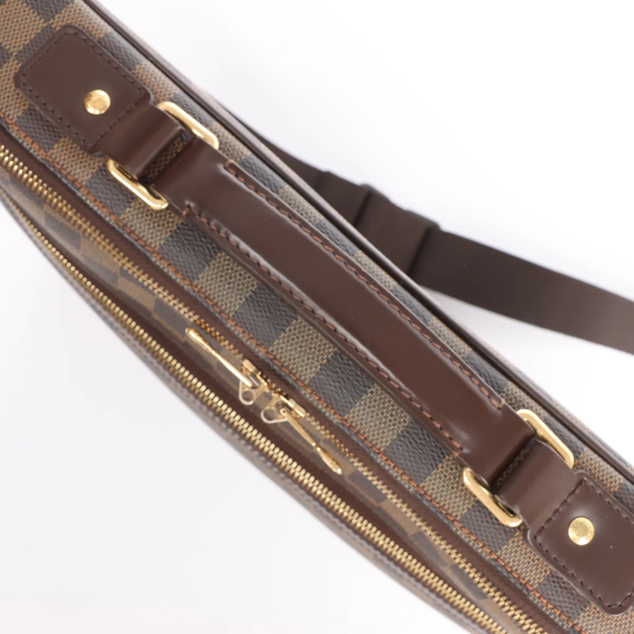 Louis Vuitton Porto Ordino Tours Sabana Damier Ebene 2Way Shoulder Bag in Brown N58020