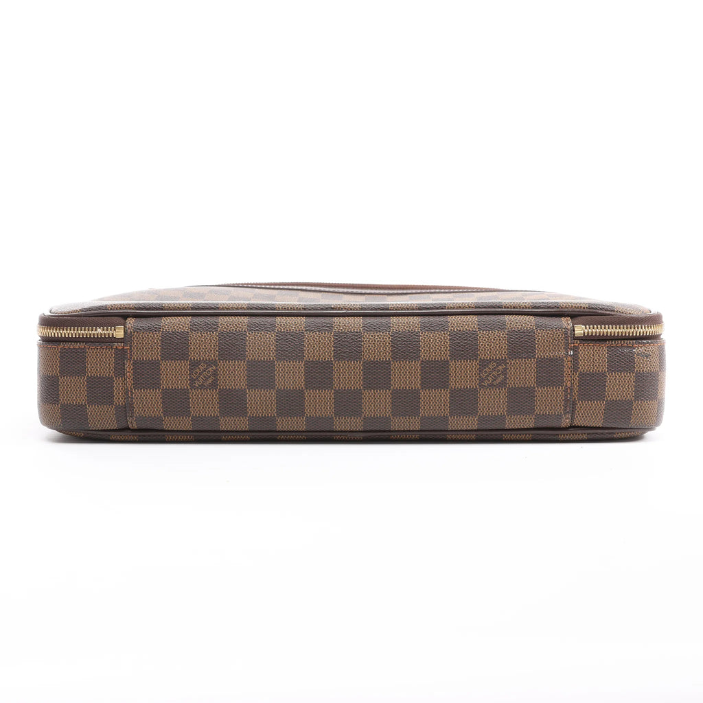 Louis Vuitton Porto Ordino Tours Sabana Damier Ebene 2Way Shoulder Bag in Brown N58020