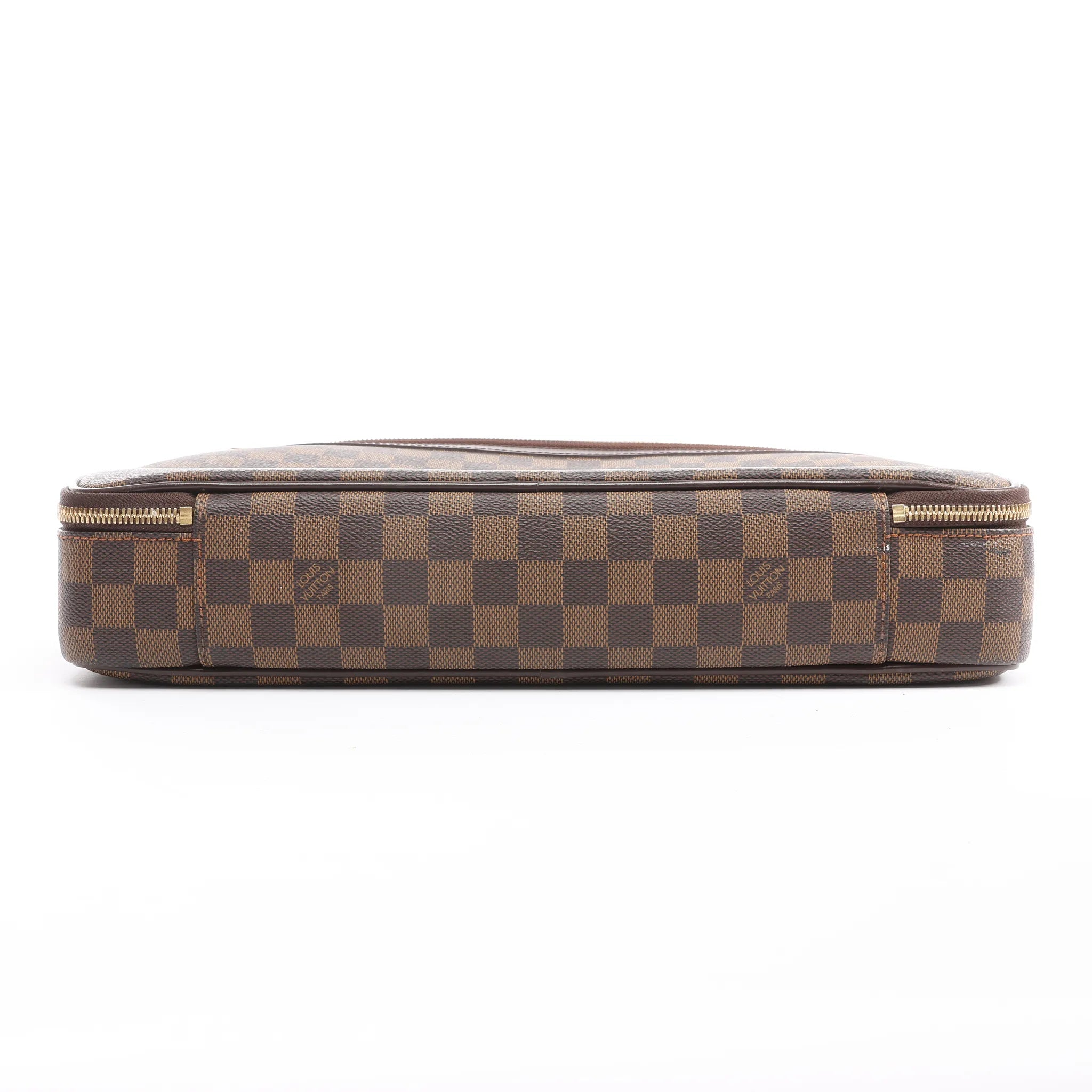 Louis Vuitton Porto Ordino Tours Sabana Damier Ebene 2Way Shoulder Bag in Brown N58020
