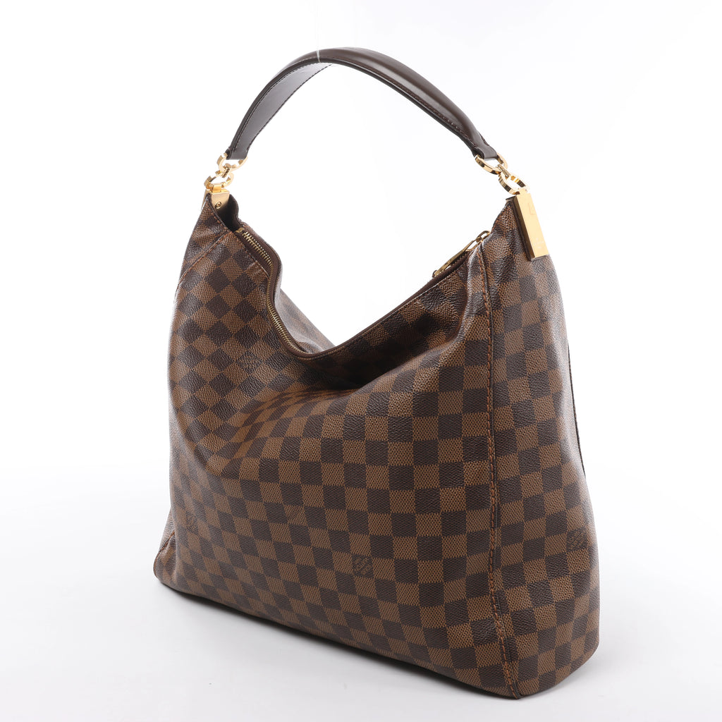 Louis Vuitton Portobello GM Damier Ebene Shoulder Bag in Brown N41185
