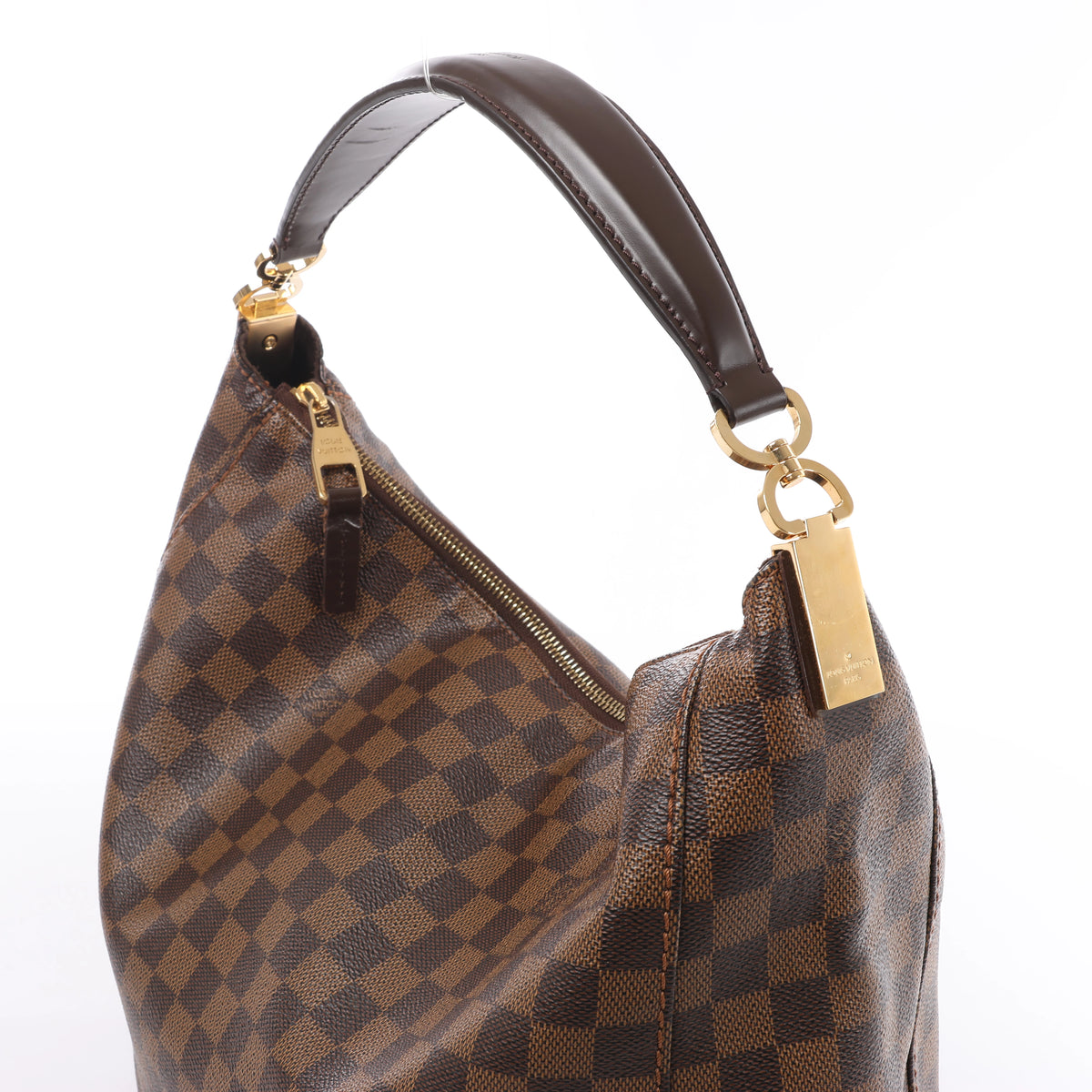 Louis Vuitton Portobello GM Damier Ebene Shoulder Bag in Brown N41185