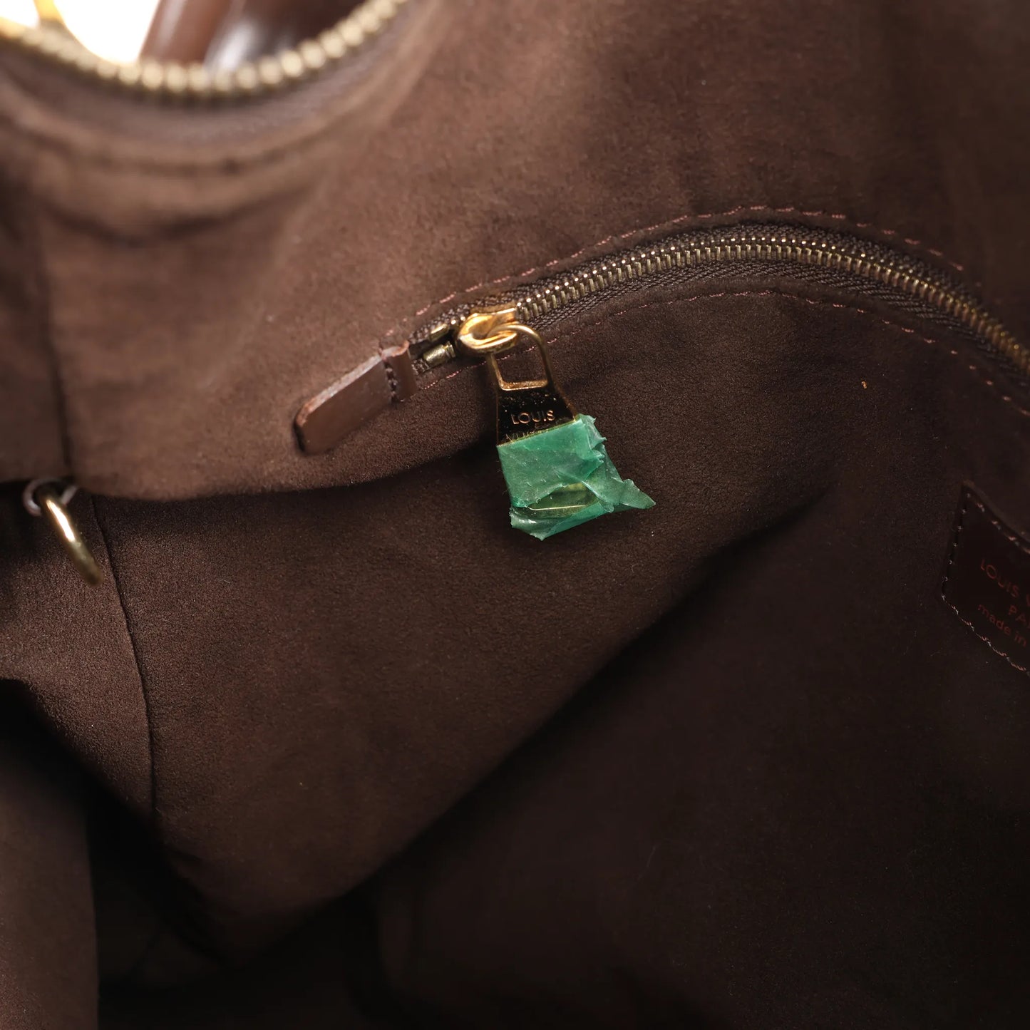 Louis Vuitton Damier Ebene Portobello GM Shoulder Bag in Brown N41185