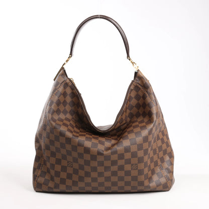 Louis Vuitton Damier Ebene Portobello GM Shoulder Bag in Brown N41185