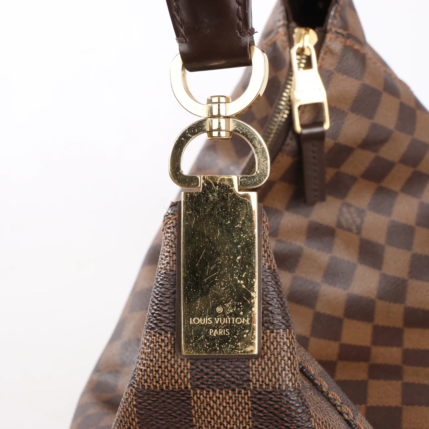 Louis Vuitton Damier Ebene Portobello GM Shoulder Bag in Brown N41185