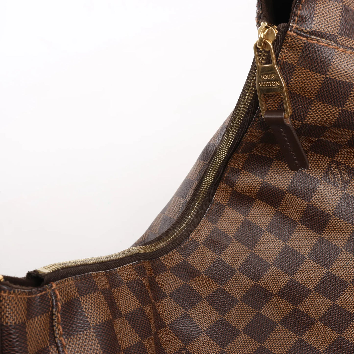 Louis Vuitton Damier Ebene Portobello GM Shoulder Bag in Brown N41185