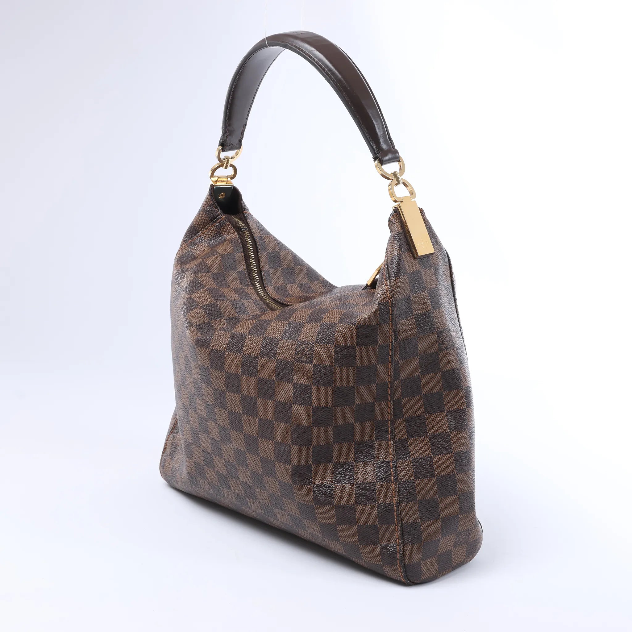 Louis Vuitton Portobello PM Damier Ebene Shoulder Bag in Brown N41184