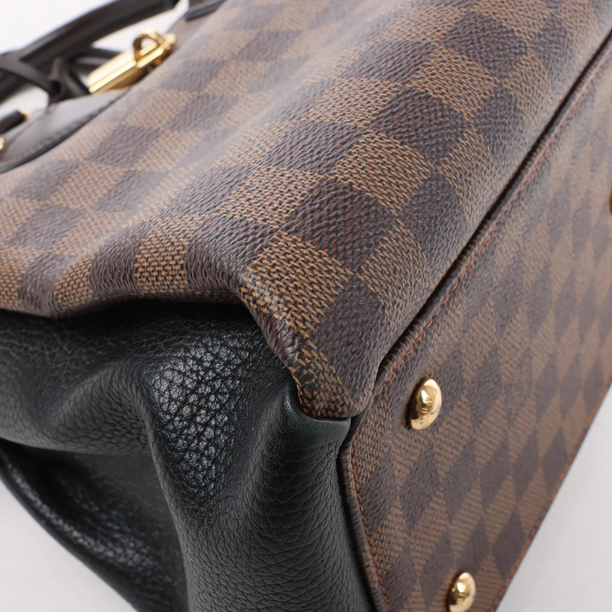 Louis Vuitton Damier Ebene Portofeuil-Normandy 2Way Handbag N41487