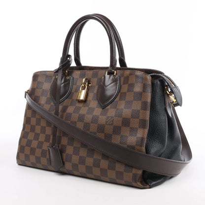 Louis Vuitton Damier Ebene Portofeuil-Normandie 2Way Sac à main N41487