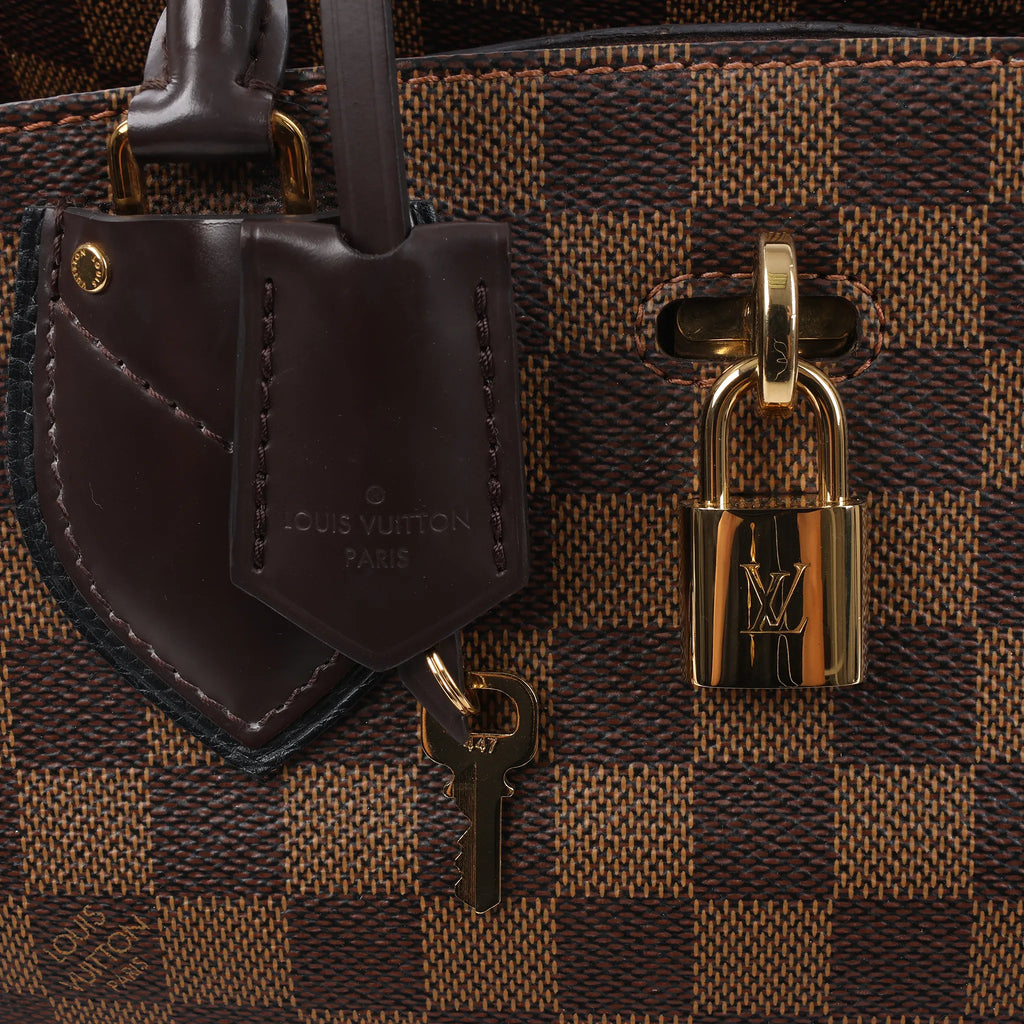 Louis Vuitton Damier Ebene Portofeuil-Normandy 2Way Handbag N41487