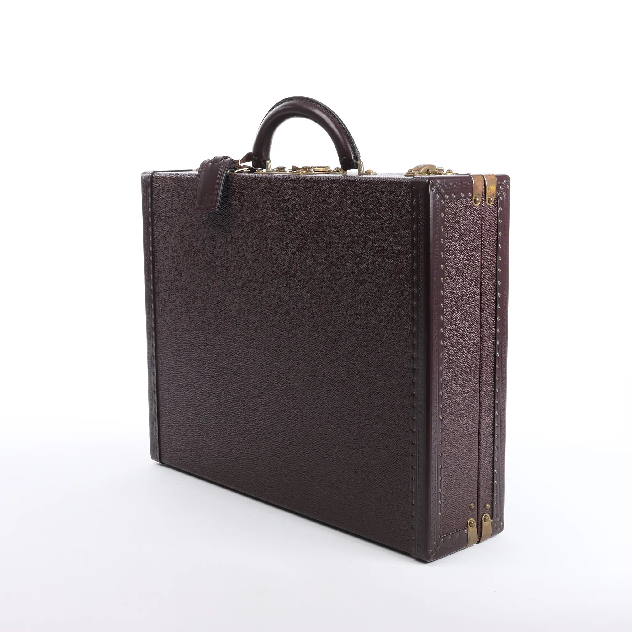 Louis Vuitton President Taiga Leather Handbag in Purple M30006