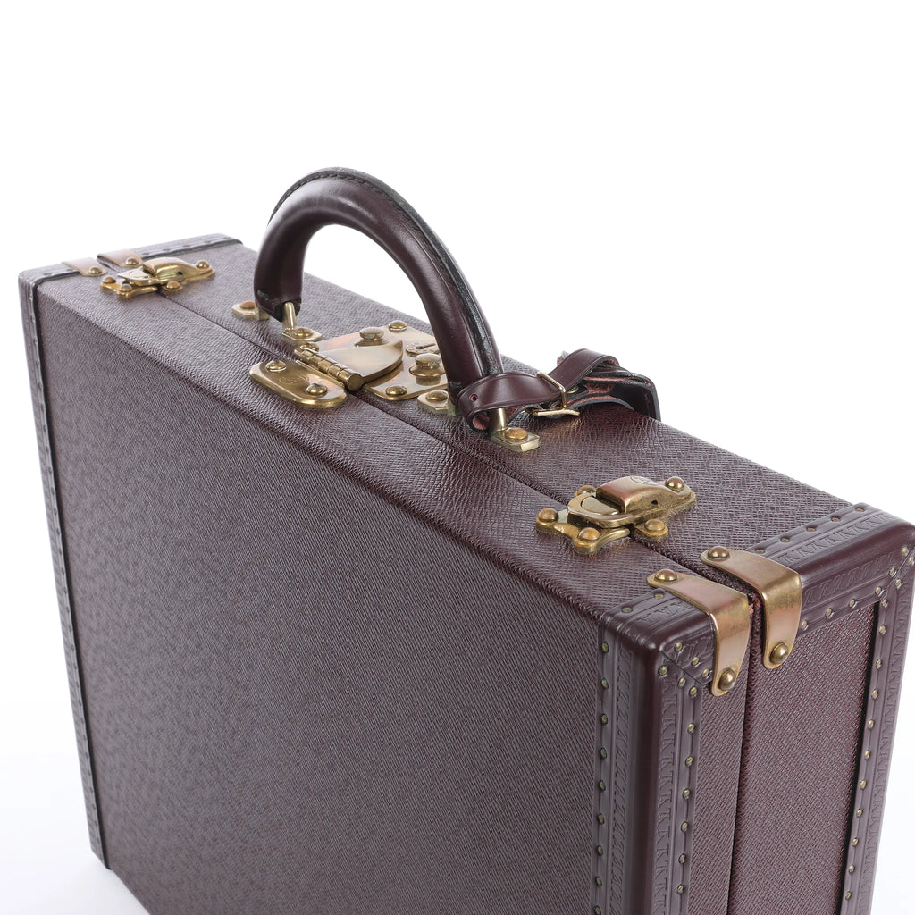 Louis Vuitton President Taiga Leather Handbag in Purple M30006