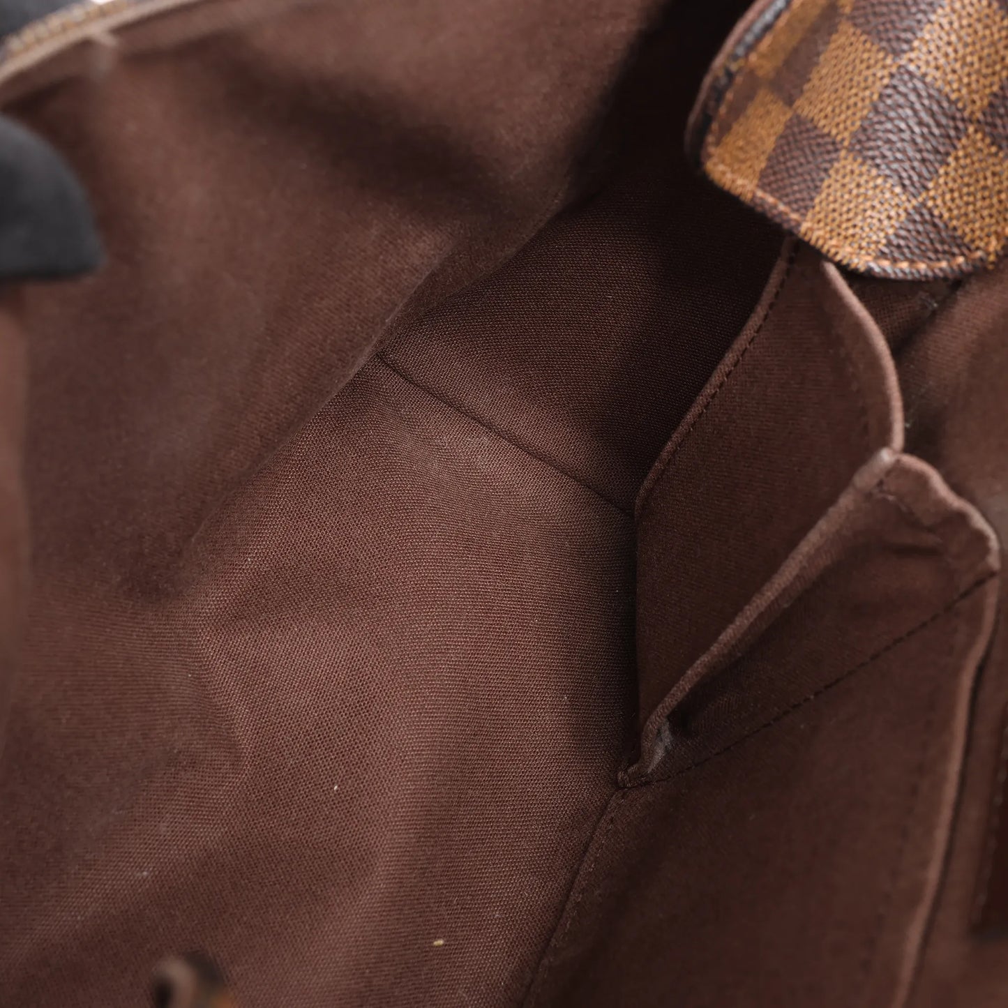 Louis Vuitton Damier Ebene Reporter Melville Crossbody Bag in Brown N51126