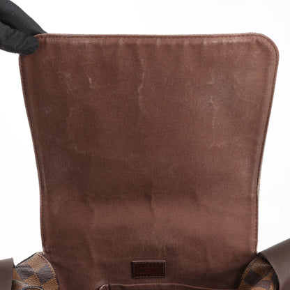 Louis Vuitton Damier Ebene Reporter Melville Crossbody Bag in Brown N51126