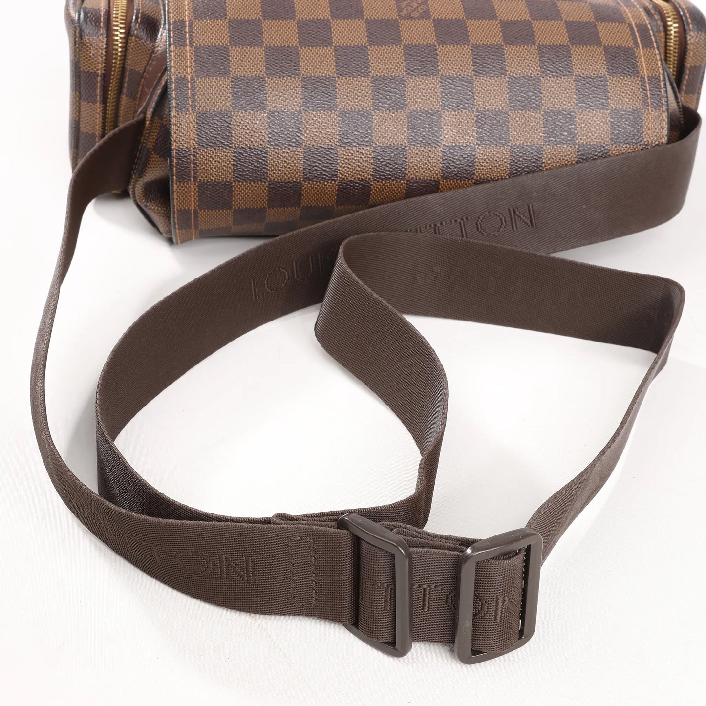 Louis Vuitton Damier Ebene Reporter Melville Crossbody Bag in Brown N51126