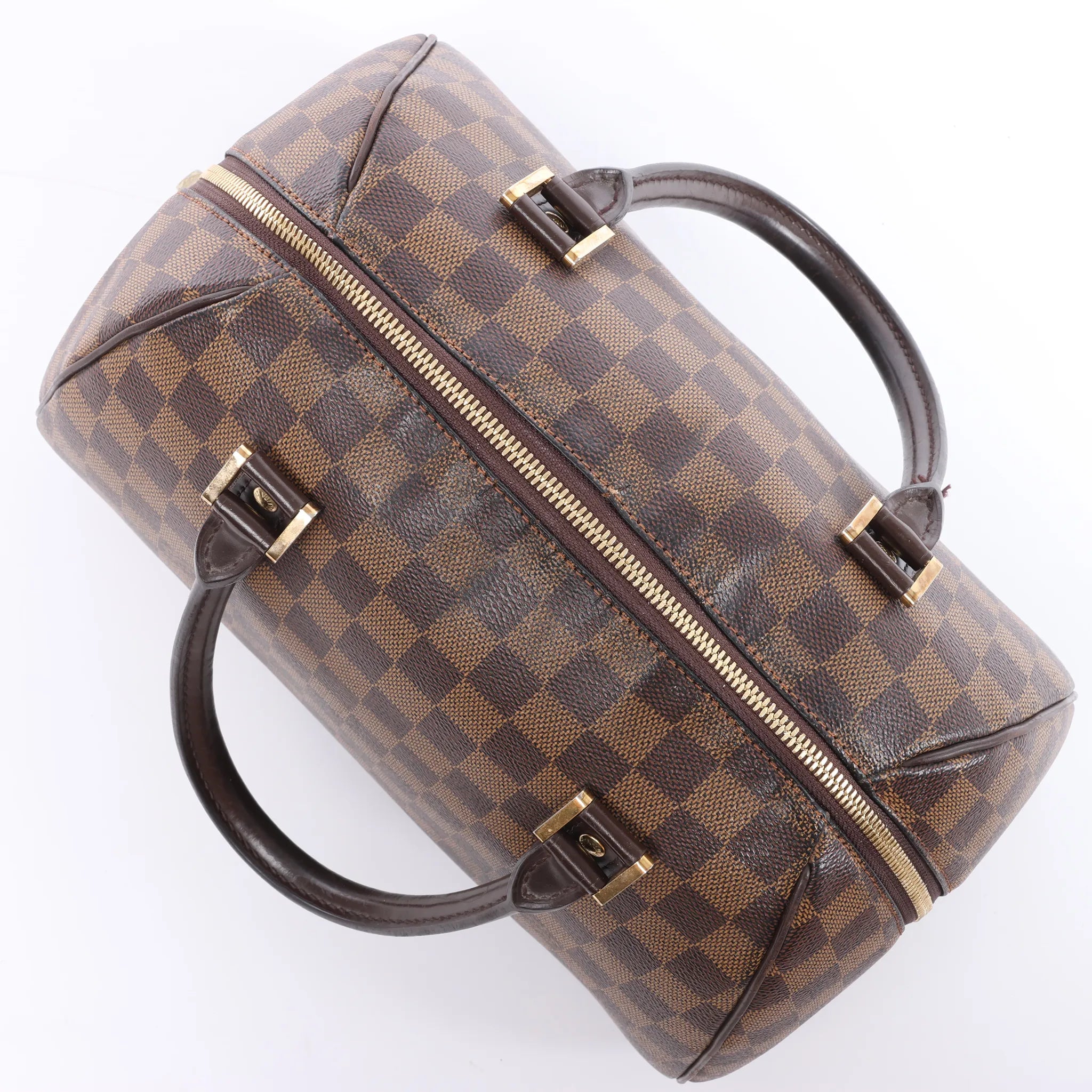 Louis Vuitton Ribera MM Damier Ebene Handbag in Brown N41434