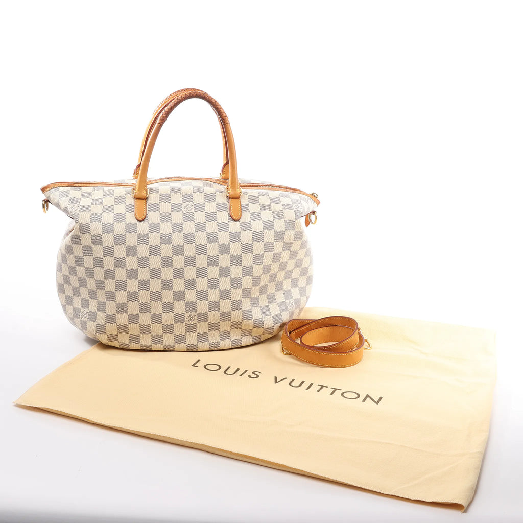 Louis Vuitton Riviera MM Damier Azur 2Way Shoulder Bag in Beige N48252