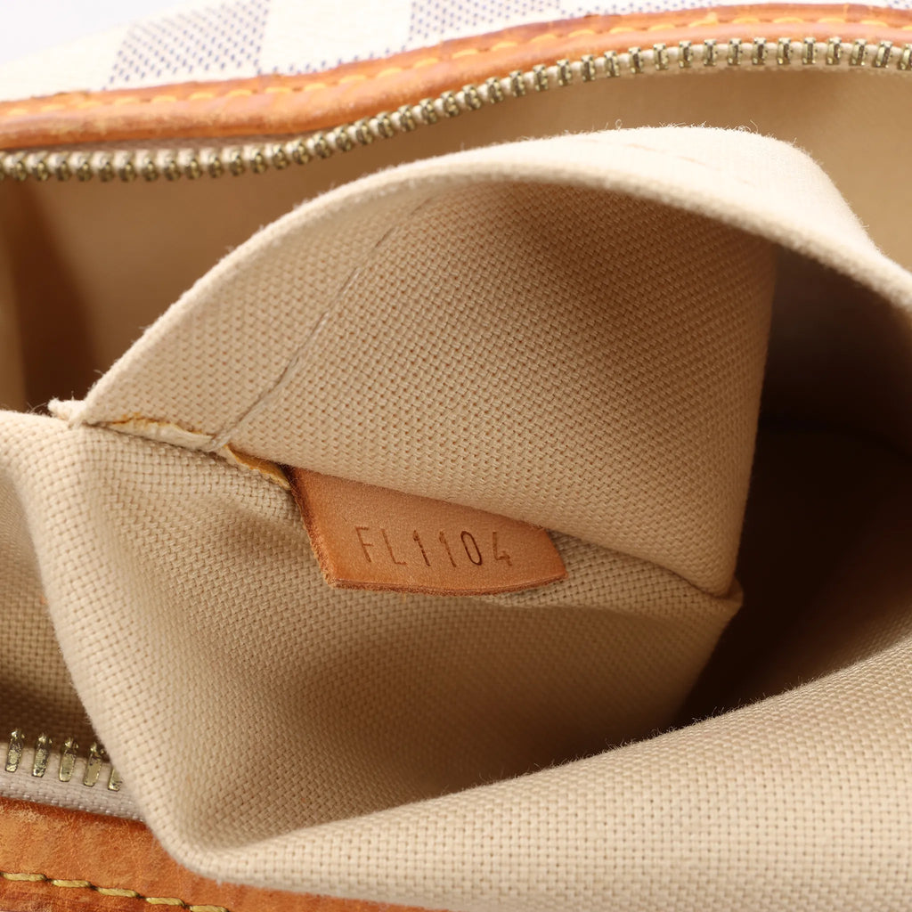 Louis Vuitton Riviera MM Damier Azur 2Way Shoulder Bag in Beige N48252