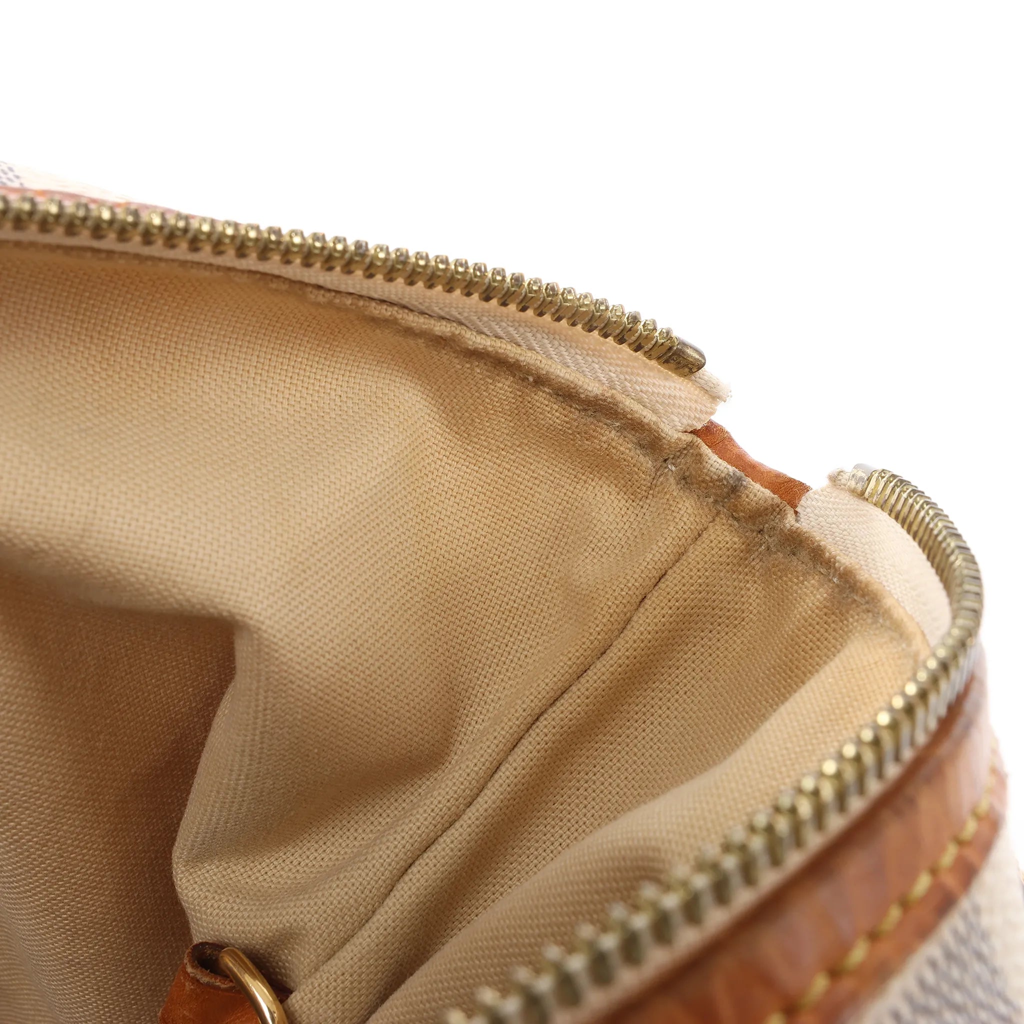 Louis Vuitton Riviera MM Damier Azur 2Way Shoulder Bag in Beige N48252