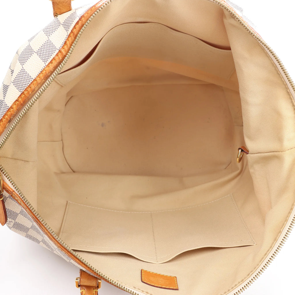 Louis Vuitton Riviera MM Damier Azur 2Way Shoulder Bag in Beige N48252