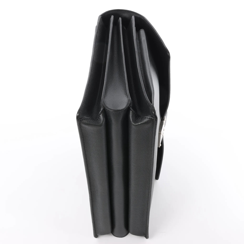 Louis Vuitton Robusto Taige Leather Briefcase in Black