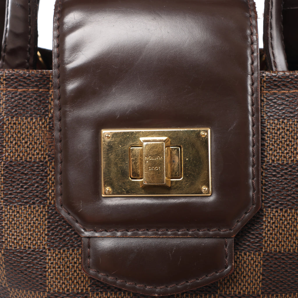 Louis Vuitton Cabas Rosebery Damier Ebene 2Way Handbag in Brown N41177