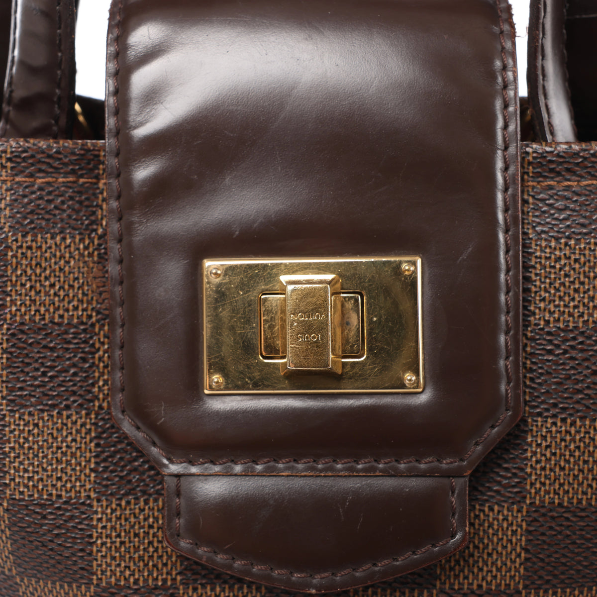Louis Vuitton Cabas Rosebery Damier Ebene 2Way Handbag in Brown N41177