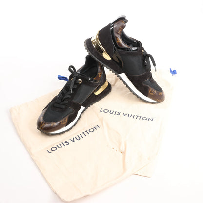 Louis Vuitton Runaway line 17 years Mesh Sneakers in Black, Size 38 EU