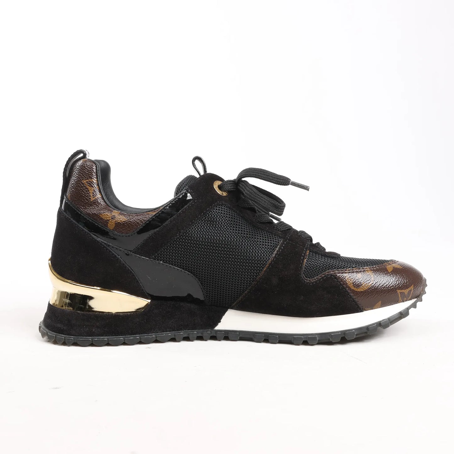 Louis Vuitton Runaway line 17 years Mesh Sneakers in Black, Size 38 EU