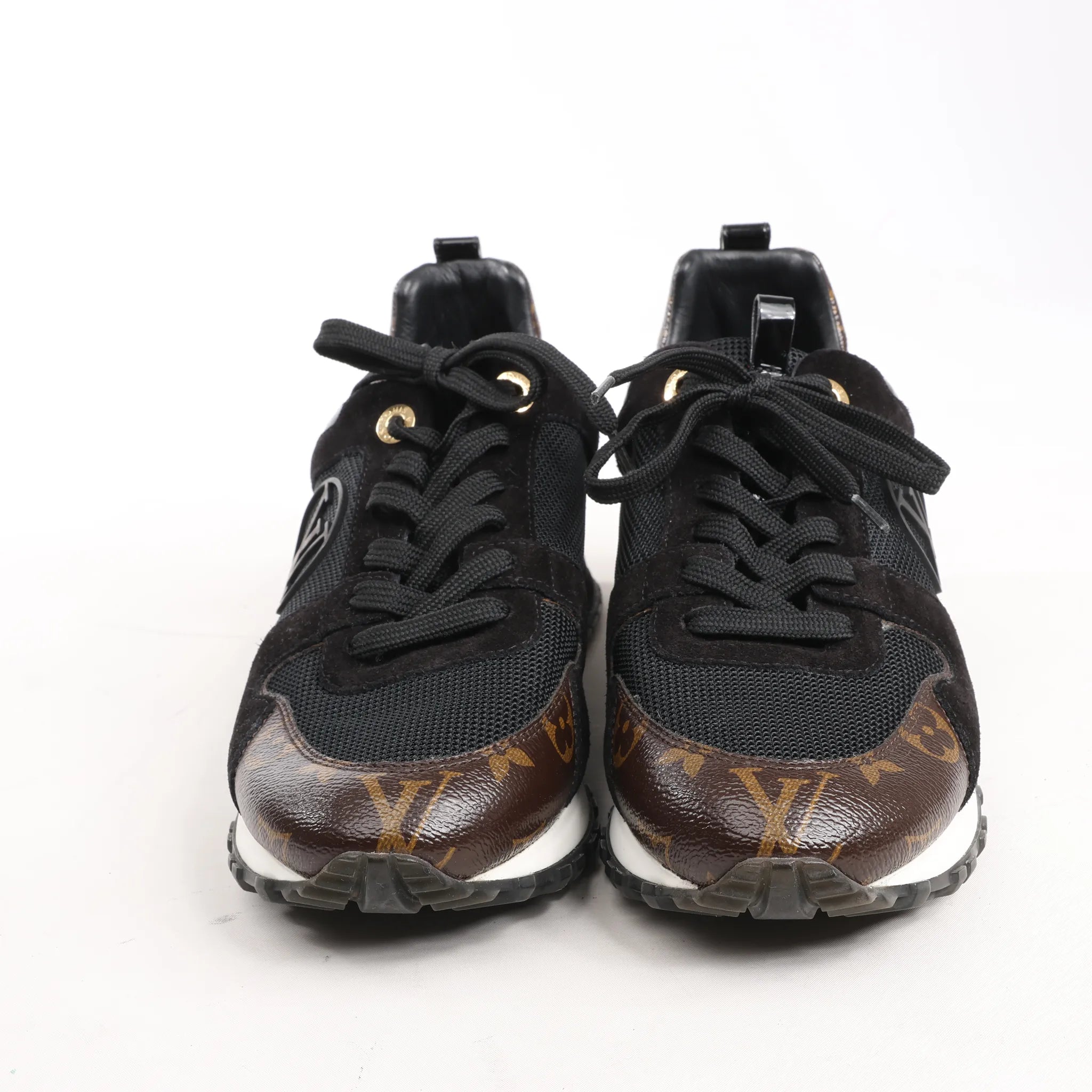 Louis Vuitton Runaway line 17 years Mesh Sneakers in Black, Size 38 EU