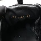 Louis Vuitton Runaway line 21 years Mesh x Leather Sneakers in Black GO0281, Size 39
