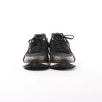 Louis Vuitton Runaway line 21 years Mesh x Leather Sneakers in Black GO0281, Size 39