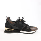 Louis Vuitton Runaway line 21 years Mesh Sneakers in Black, Size 40.5 EU