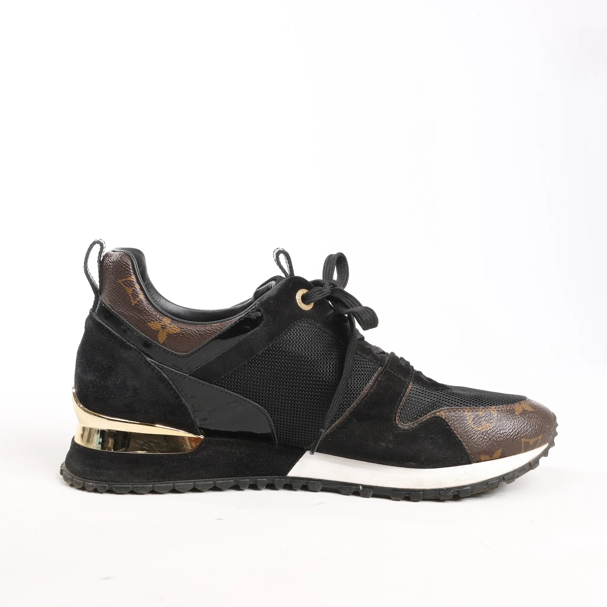 Louis Vuitton Runaway line 21 years Mesh Sneakers in Black, Size 40.5 EU