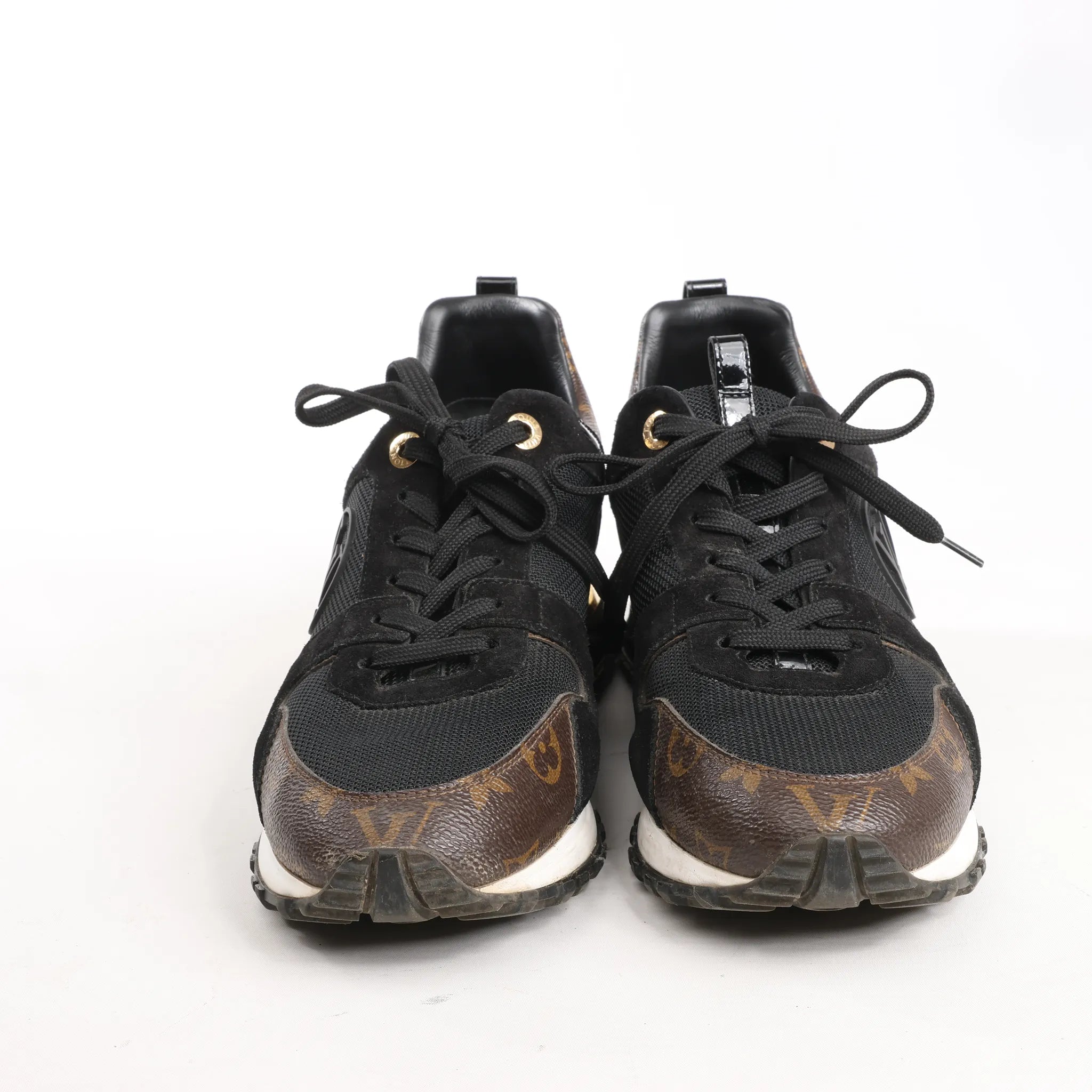 Louis Vuitton Runaway line 21 years Mesh Sneakers in Black, Size 40.5 EU