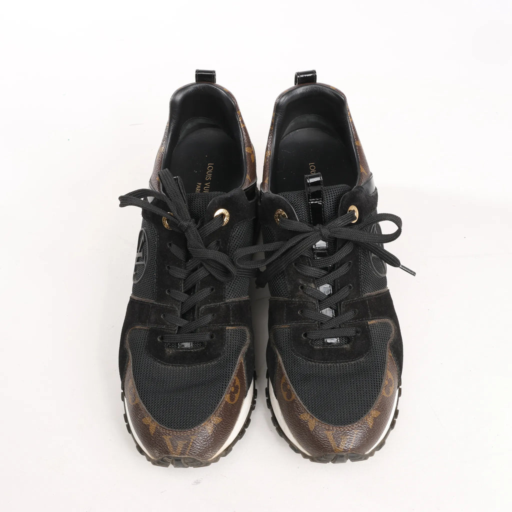 Louis Vuitton Runaway line 21 years Mesh Sneakers in Black, Size 40.5 EU