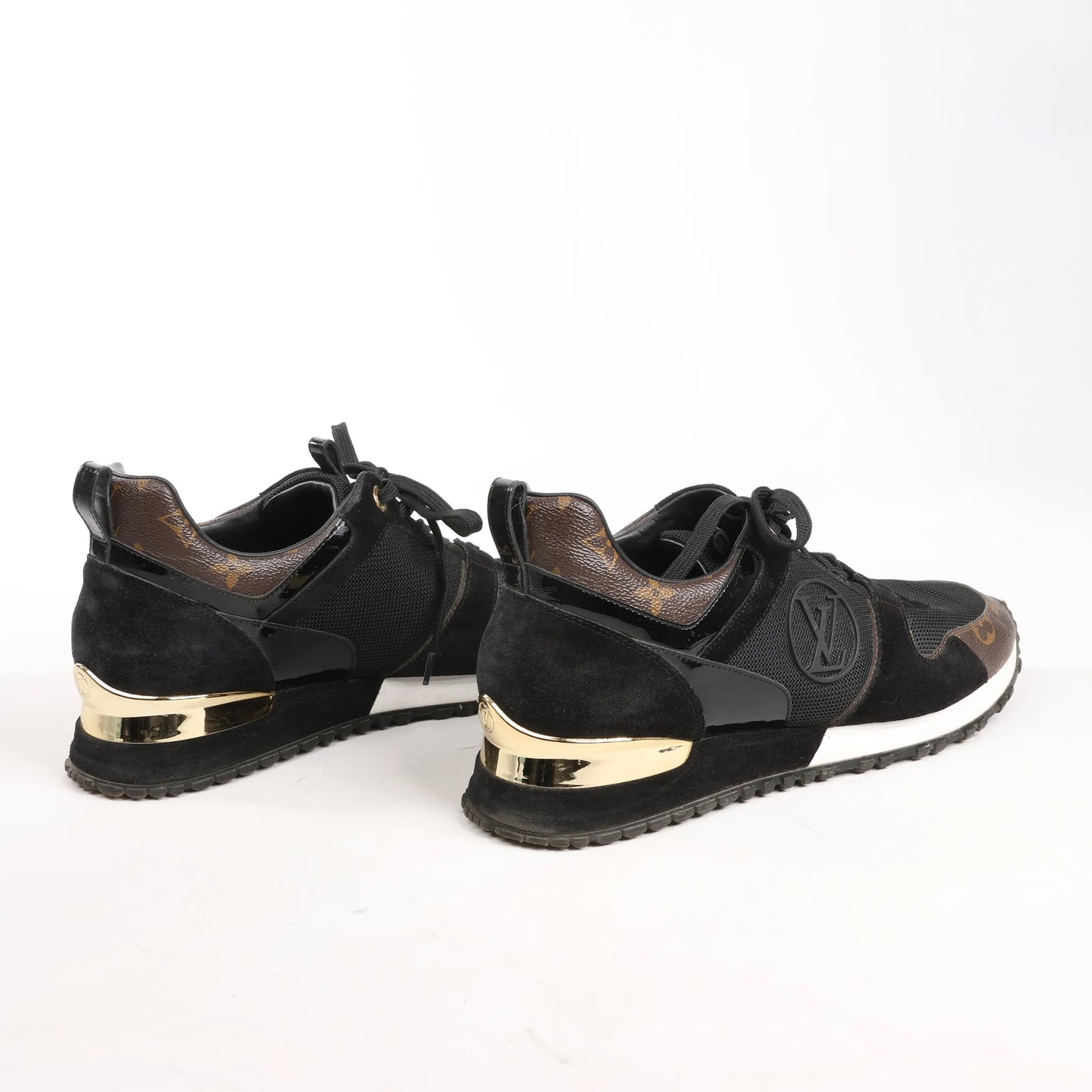 Louis Vuitton Runaway line 21 years Mesh Sneakers in Black, Size 40.5 EU