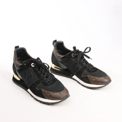 Louis Vuitton Runaway line 21 years Mesh Sneakers in Black, Size 40.5 EU