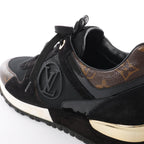 Louis Vuitton Runaway line 22 years Mesh x Leather Sneakers in Black BM0252, Size 36.5 EU