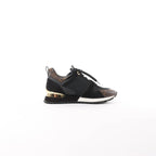Louis Vuitton Runaway line 22 years Mesh x Leather Sneakers in Black BM0252, Size 36.5 EU