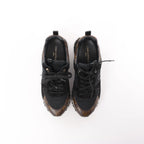 Louis Vuitton Runaway line 22 years Mesh x Leather Sneakers in Black BM0252, Size 36.5 EU