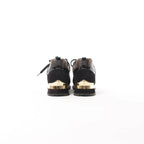 Louis Vuitton Runaway line 22 years Mesh x Leather Sneakers in Black BM0252, Size 36.5 EU