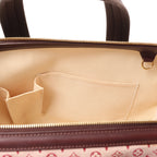 Louis Vuitton Josephine Mini Linen Handbag in Pink