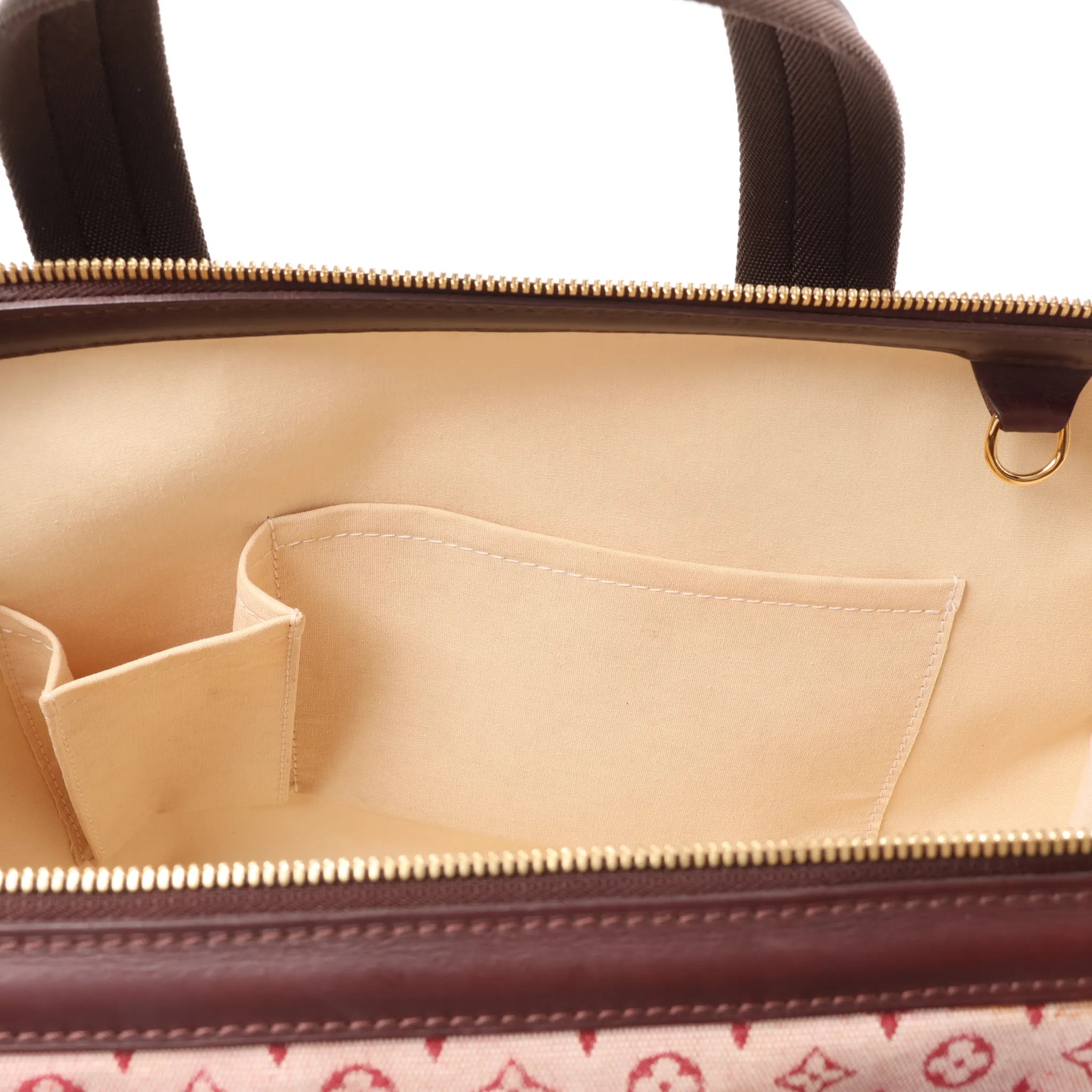 Louis Vuitton Josephine Mini Linen Handbag in Pink