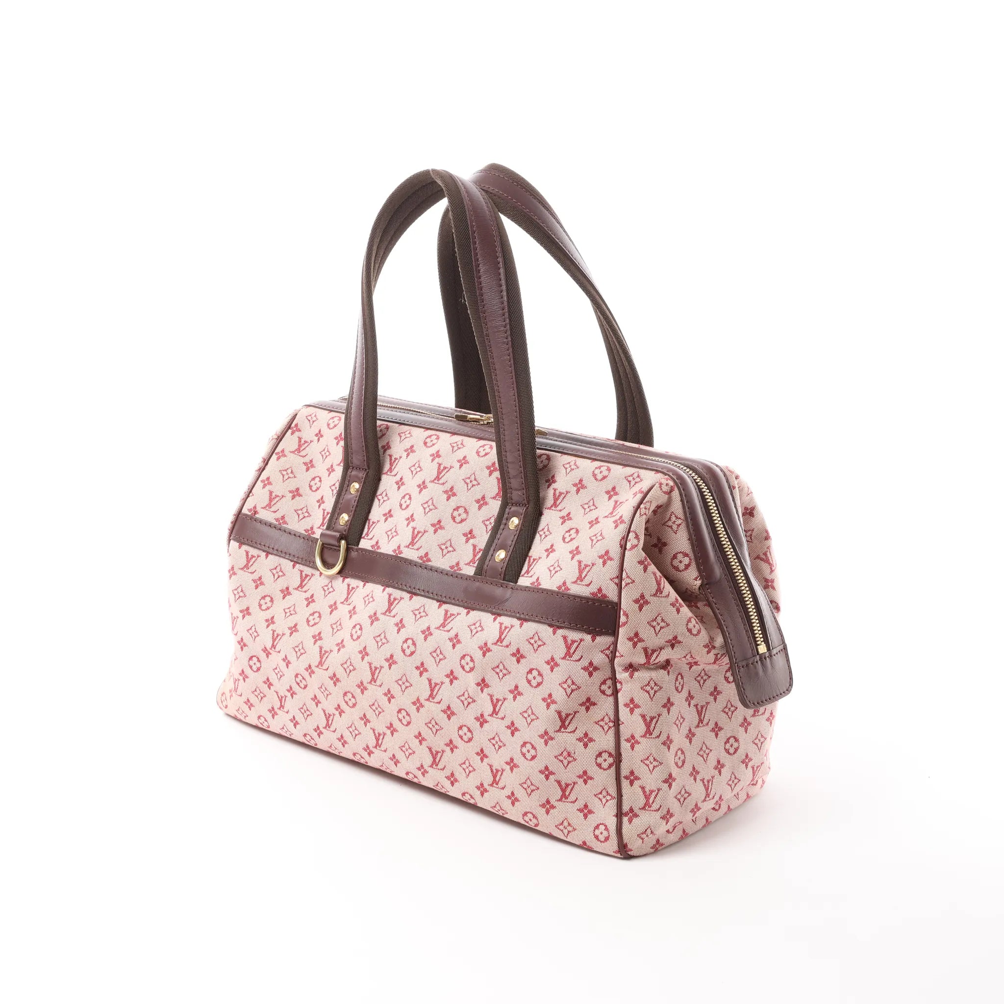 Louis Vuitton Josephine Mini Linen Handbag in Pink
