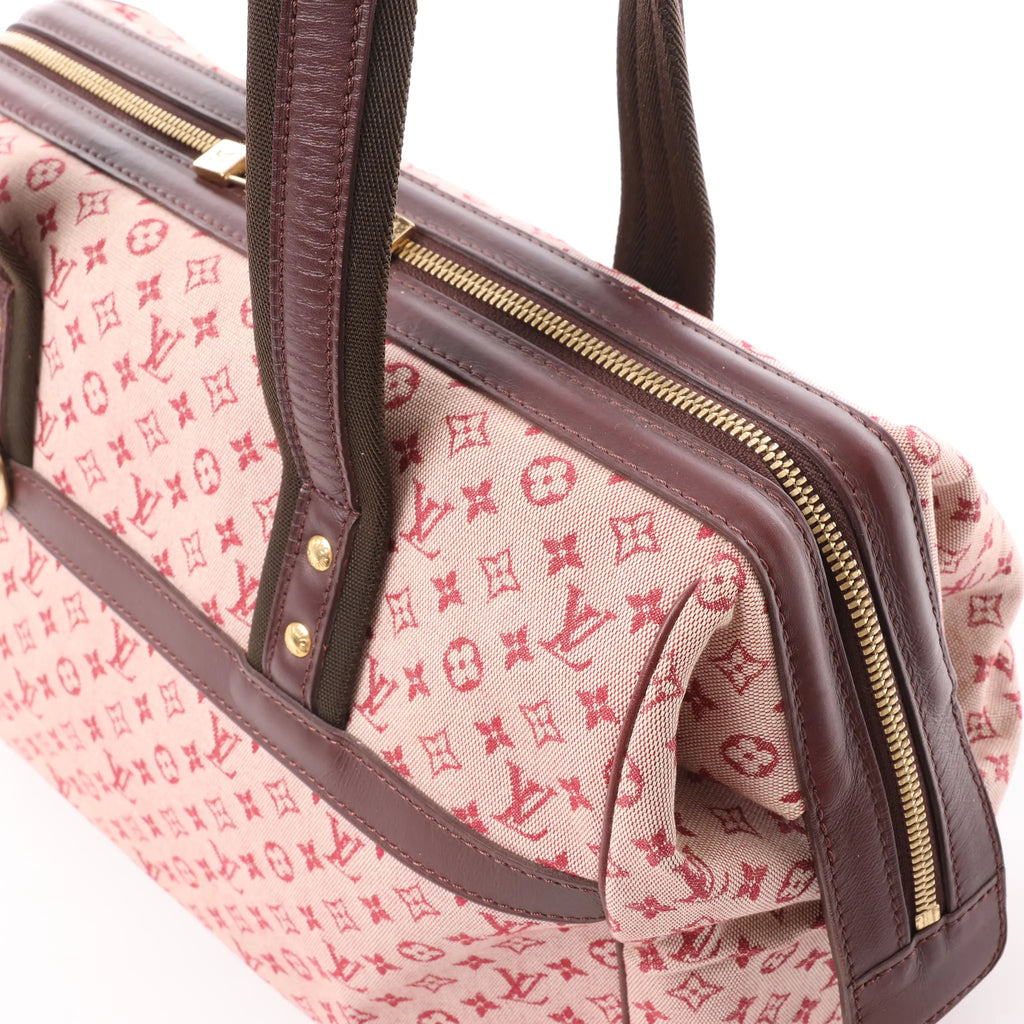 Louis Vuitton Josephine Mini Linen Handbag in Pink